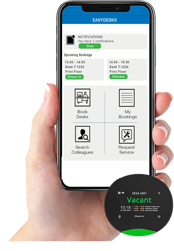 intuitive and quick desk booking